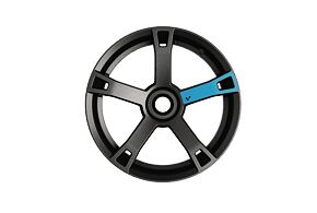 Samolepka paprsku kola Haze Blue SET Ryker