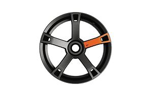 Samolepka paprsku kola Orange Blaze SET Ryker