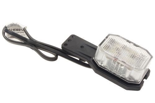 .Svítilna doplňková obrysová LED Aspöck Flexipoint 12-24V s odrazkou, na držáku, QS75, levá