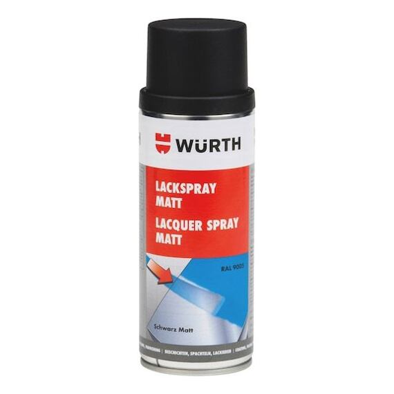 Lak ve spreji černý matný 400ML